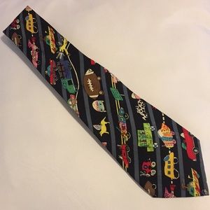 Nicole Miller Children’s Drawing Tie - Cars